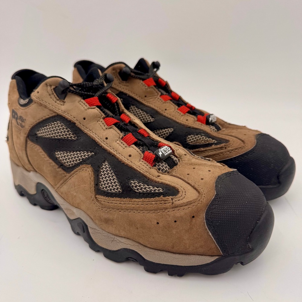 Timberland PRO Series Steel Toe ESD Work Low Top Shoes Suede Mens 10W Gorpcore